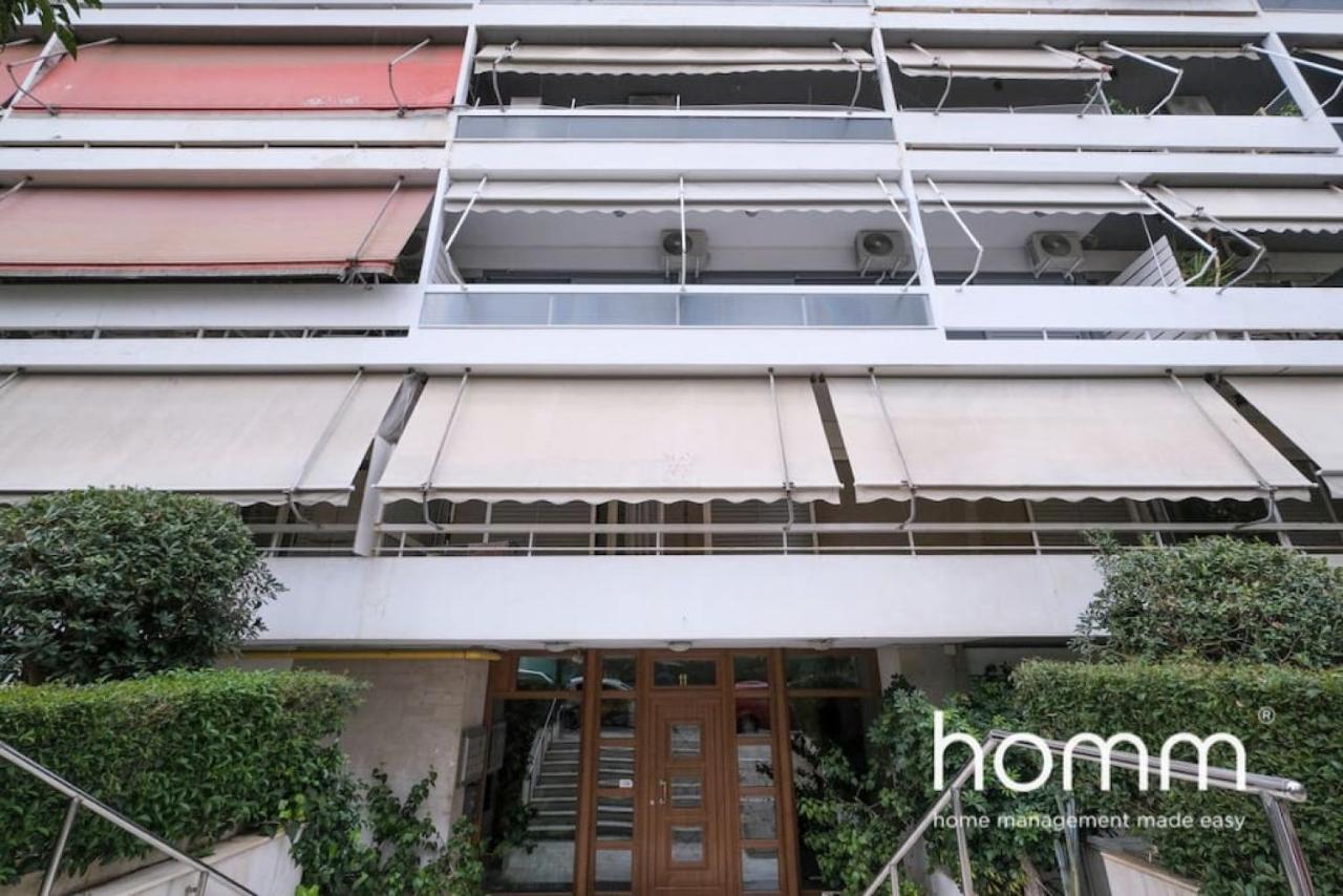 Athens Riviera Homm Flat 4 Min Walk From Beach, Thiseos Str エクステリア 写真