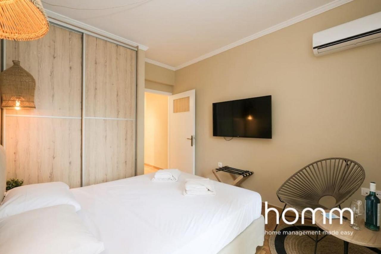 Athens Riviera Homm Flat 4 Min Walk From Beach, Thiseos Str エクステリア 写真
