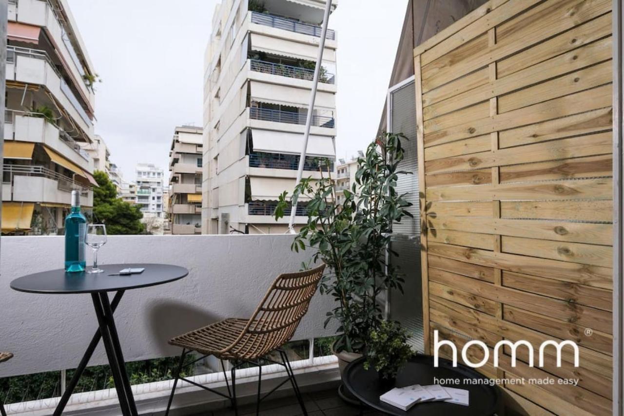 Athens Riviera Homm Flat 4 Min Walk From Beach, Thiseos Str エクステリア 写真