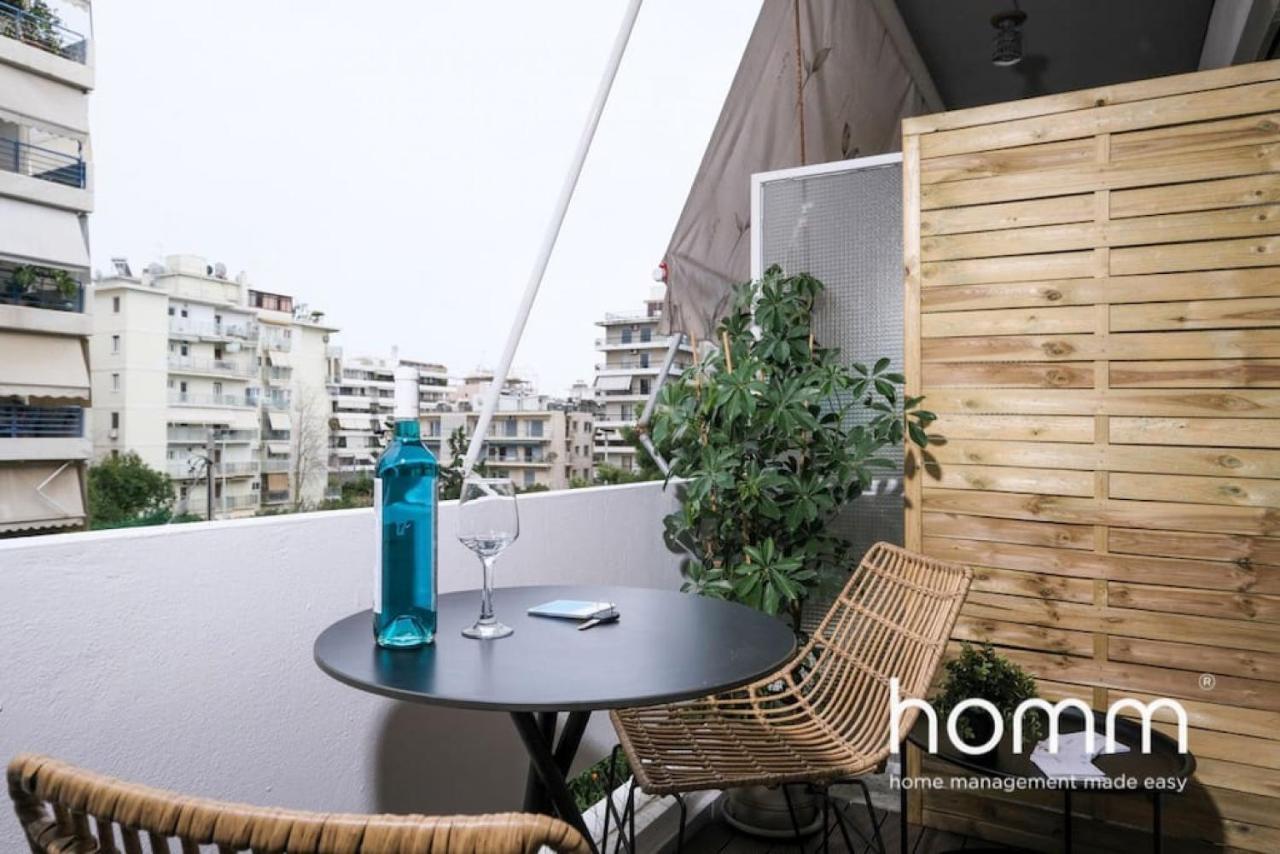 Athens Riviera Homm Flat 4 Min Walk From Beach, Thiseos Str エクステリア 写真